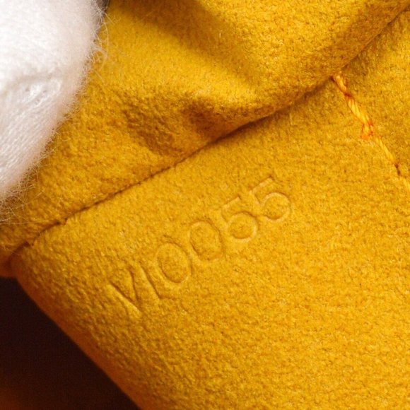 Authenticity Guarantee LOUIS VUITTON PLEATY HANDBAG PURSE INDIGO MONOGRAM DENIM - Picture 10 of 11